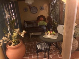 Casa de muñecas amueblada