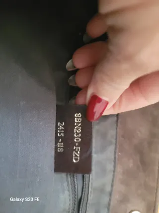 Borsa Fendi modello hobo in tela logata zucca