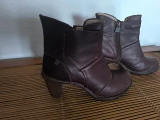 Botines El Naturalista Marrones Mujer