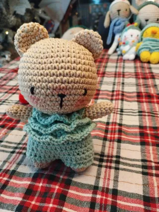 Muñeco Amigurumi Oso Hecho a Mano