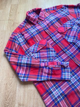 Camisa Vintage long-sleeved shirt Chemise. SZ: M