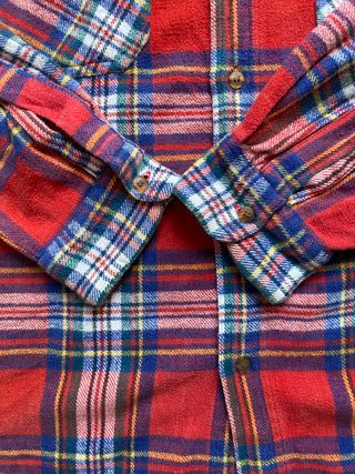 Camisa Vintage long-sleeved shirt Chemise. SZ: M