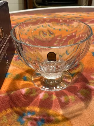 Coppa con piede in cristallo Da Vinci Crystal