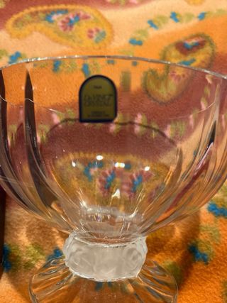 Coppa con piede in cristallo Da Vinci Crystal