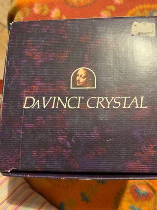 Coppa con piede in cristallo Da Vinci Crystal