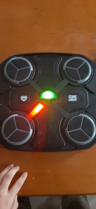 Juego de boxeo con guantes