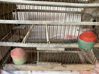 Antigua Jaula Madera para Reparar