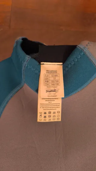 Neopreno niño Tribord Decathlon Talla 12