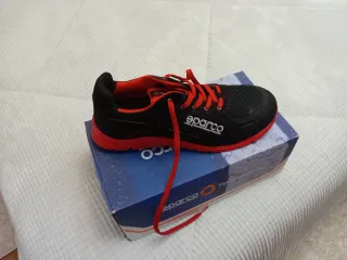 Zapatos Sparco Practice Negro/Rojo