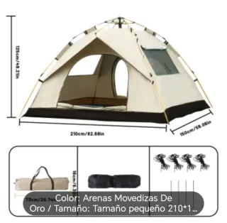 Tienda de campaña 2/3 personas, imperrmeable