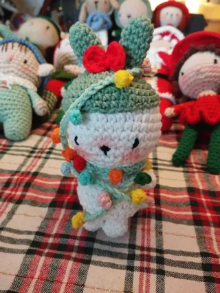 Muñeco Amigurumi Navideño