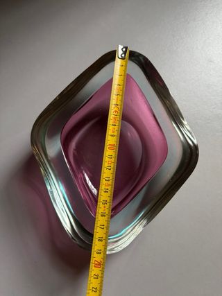 Ciotola/svuotatasche in vetro di Murano