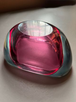 Ciotola/svuotatasche in vetro di Murano