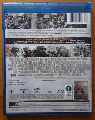 Lone Survivor blu ray (2014)