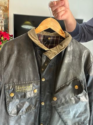 Chaqueta Barbour International verde oscuro