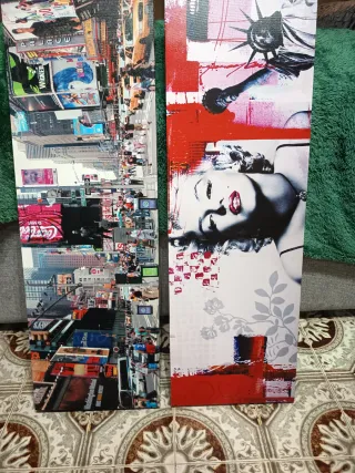 Lote 2 Cuadros Decorativos Modernos