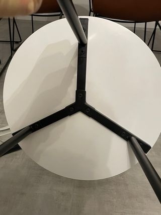 Tavolino pusher poppy Vetro Popcorn