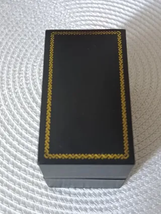 Reloj Vernier Oro Rosa Cristales Caja Original