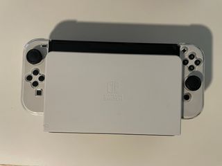 Nintendo Switch OLED Argento/Bianco + Giochi