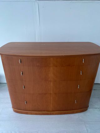 Mueble 4 cajones madera 110x47x85