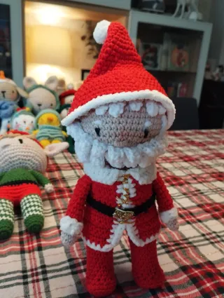 Muñeco Amigurumi Papá Noel Tejido