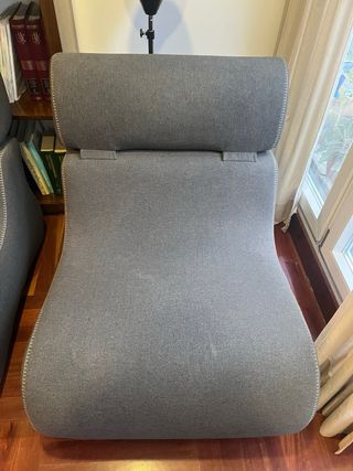 Butacas tapizadas antimanchas con reposa cabezas