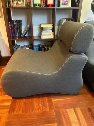 Butacas tapizadas antimanchas con reposa cabezas