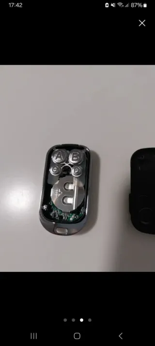 Juego 4 mandos puerta automática