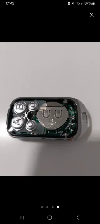 Juego 4 mandos puerta automática