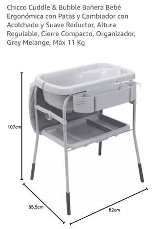 Bañera Cambiador Chicco Cuddle & Bubble