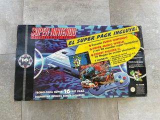Super Nintendo con caja original