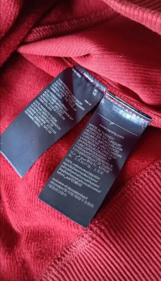 Sudadera Tommy Jeans Roja Talla M