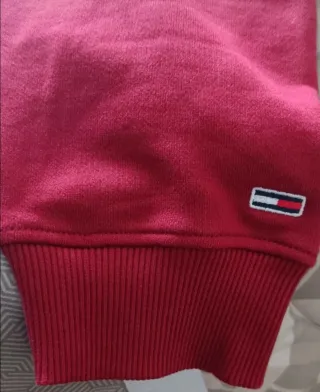 Sudadera Tommy Jeans Roja Talla M