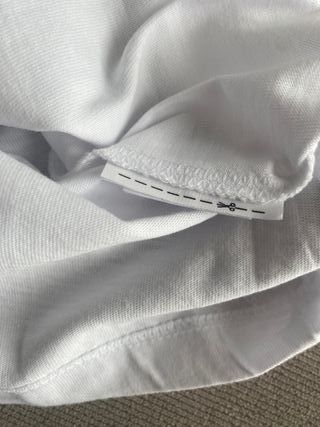 T-shirt Vans bianca stampa nera taglia XS