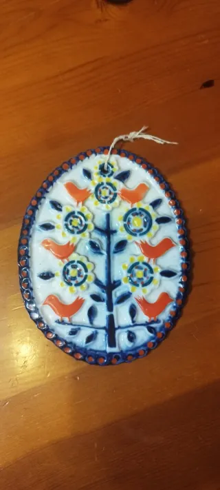 Medalla Sargadelos Árbol Pájaros