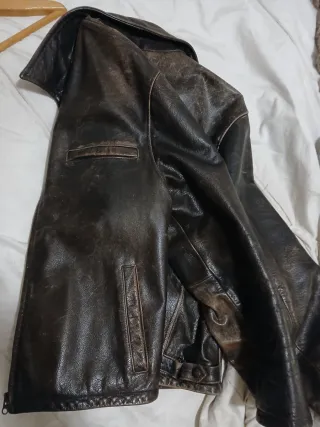 Cazadora Piel Hombre Marrón Auténtica