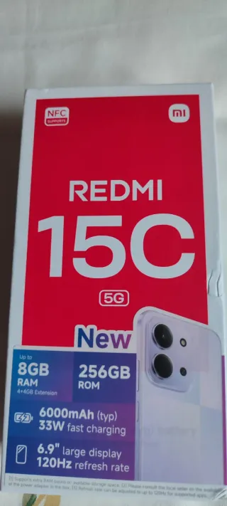 Xiaomi Redmi 15C 256GB NFC 5G Nuevo