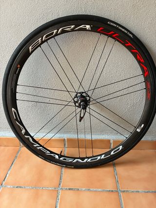 Ruedas Campagnolo Bora Ultra Carbono 35, tubular.