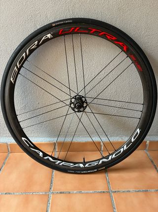 Ruedas Campagnolo Bora Ultra Carbono 35, tubular.