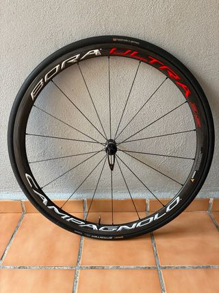Ruedas Campagnolo Bora Ultra Carbono 35, tubular.