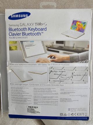 Samsung Galaxy Tab S con teclado 4G