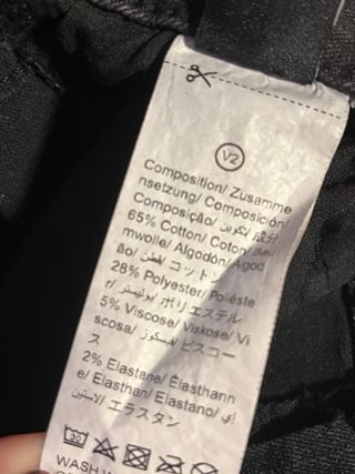 Jeans zampa size M how XS-S new