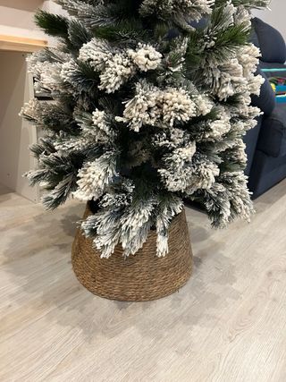 Árbol Navidad Montgomery Slim Nevado 150cm