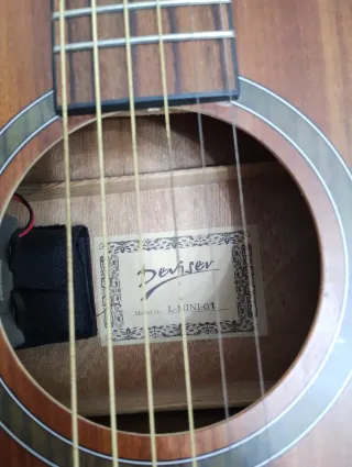 Pack Guitarra Electroacústica 3/4 Deviser (Fishman