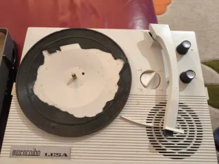 Giradischi Vintage Lesa Mara Beige/Grigio