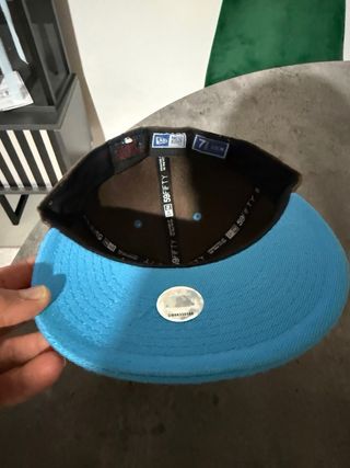 Cappello New Era NY Blu Marrone Taglia 7 3/8