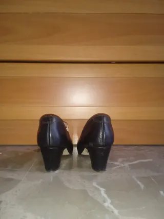 Zapatos de tacón negros para mujer talla 34