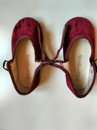 Bailarinas Pisamonas terciopelo, burdeos