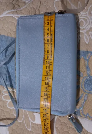 Bolsito azul bandolera