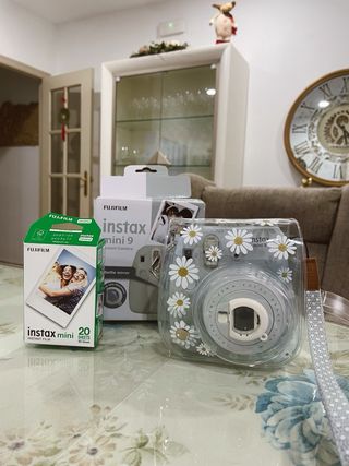 Cámara Instax Mini 9 Fujifilm Gris